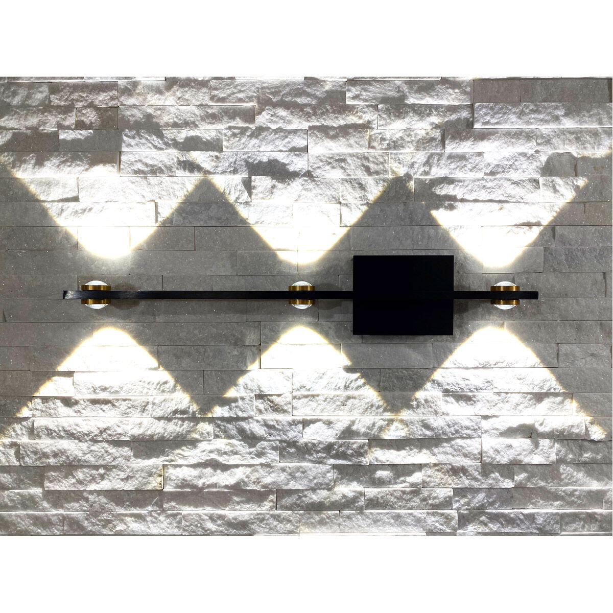 Aurora 6 Light Satin Brushed Black Wall Sconce Wall Light